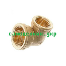 Угол переходной латунный Никифоров 1"В*3/4"В  (7518)