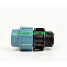 Муфта зажимная ПЭ 50*1 1/2"Н  (9183)