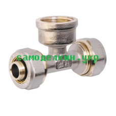 Тройник обжимной РВ 16*1/2*16  (4044)