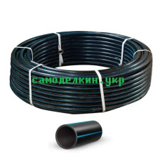 Труба полиэтиленовая водопроводная EVCI 25*1.8 10 атм (черная)  (6843)