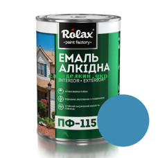 Эмаль универсальная ROLAX ПФ-115 алкидная 0,25 кг (голубая)  (287)