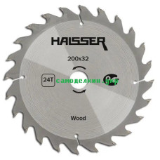 Диск пильный по дереву HAISSER (Арт. 4311627) 200*32 24 зуб (8908) Диск пильный по дереву HAISSER (Арт. 4311627) 200*32 24 зуб (8908)