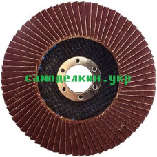 Круг лепестковый WERK A100  125мм, 100 зерно  (683)