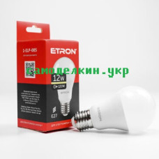Светодиодная лампа LED ETRON 1-ELP-005 A60 12W  3000K E27  (8980)