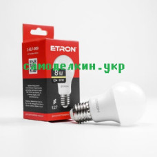 Светодиодная лампа LED ETRON 1-ELP-009 A55 8W  3000K E27  (8984)