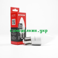 Светодиодная лампа LED ETRON 1-ELP-022 С37 8W  4200K E27  (8485)