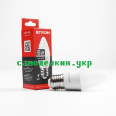 Светодиодная лампа LED ETRON 1-ELP-026 С37 6W  4200K E27  (8992)