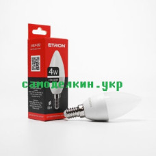Светодиодная лампа LED ETRON 1-ELP-032 С37 4W  4200K E14  (3859)