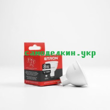 Светодиодная лампа LED ETRON MR16 8W 4200K GU5.3 1-ELP-066  (8857)