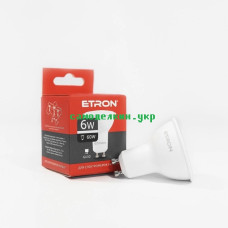 Светодиодная лампа LED ETRON MR16 6W 4200K GU10 1-ELP-068  (8763)