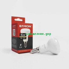 Светодиодная лампа LED ETRON R50 6W 3000K E14 1-ELP-071  (8762)