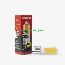 Светодиодная лампа LED ETRON G4 4W 3000K 12V 1-ELP-077  (9549)