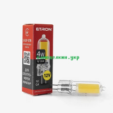 Светодиодная лампа LED ETRON G4 4W 4200K 12V 1-ELP-078  (9454)