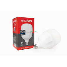 Светодиодная лампа LED ETRON 1-EHP-304 Т120 40W 6500K E27  (8764)