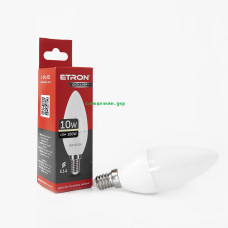 Светодиодная лампа LED ETRON 1-EPL-823 С37 10W 3000K E14  (2234)