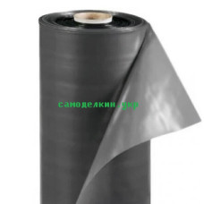 Пленка полиэтиленовая строительная 100 мкм 100*1,5 м  (серая)   (7009)