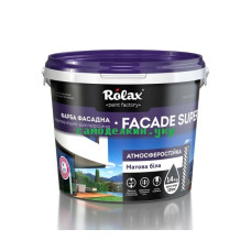 Краска фасадная акриловая ROLAX Facade Super 14 кг (белая) (3915) Краска фасадная акриловая ROLAX Facade Super 14 кг (белая) (3915)
