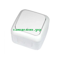 Кнопка звонка VIKO Palmiye  белая  (9250)