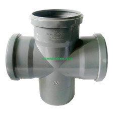 Крестовина канализационная СВК 110/110/110/90  (4963)