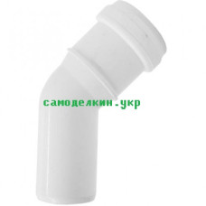 Колено канализационное СВК 32/45  (10002)