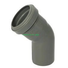 Колено канализационное СВК 50/45  (4972)