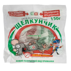 Родентицид от крыс и мышей "Щелкунчик" (тесто) 150 грамм  (2040)